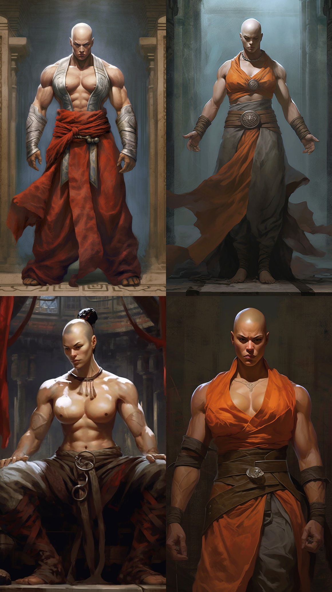 Monastic Muscle: Portrait of a Female Monk Bodybuilder
