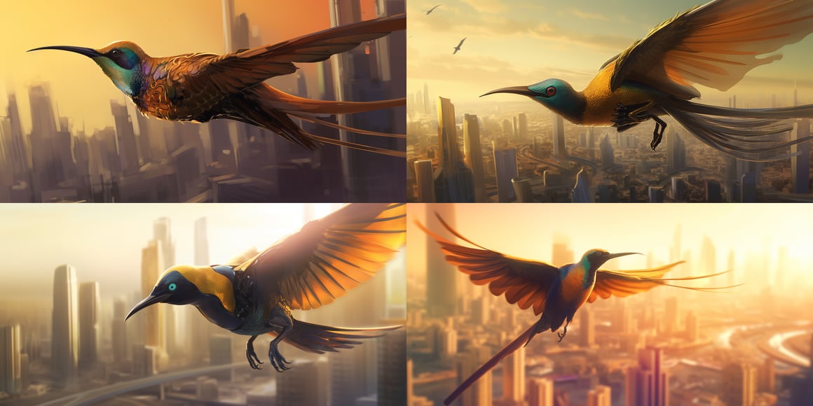 Sunbird Sojourn: 2028 Futuristic Encounter