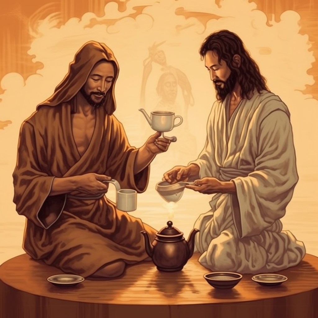 A Supernatural Dialogue Between Christ and Buddha