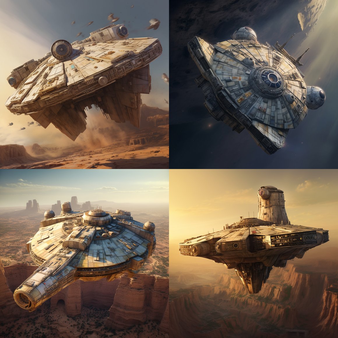 Classical Excursion: Millennium Falcon Mid-Journey