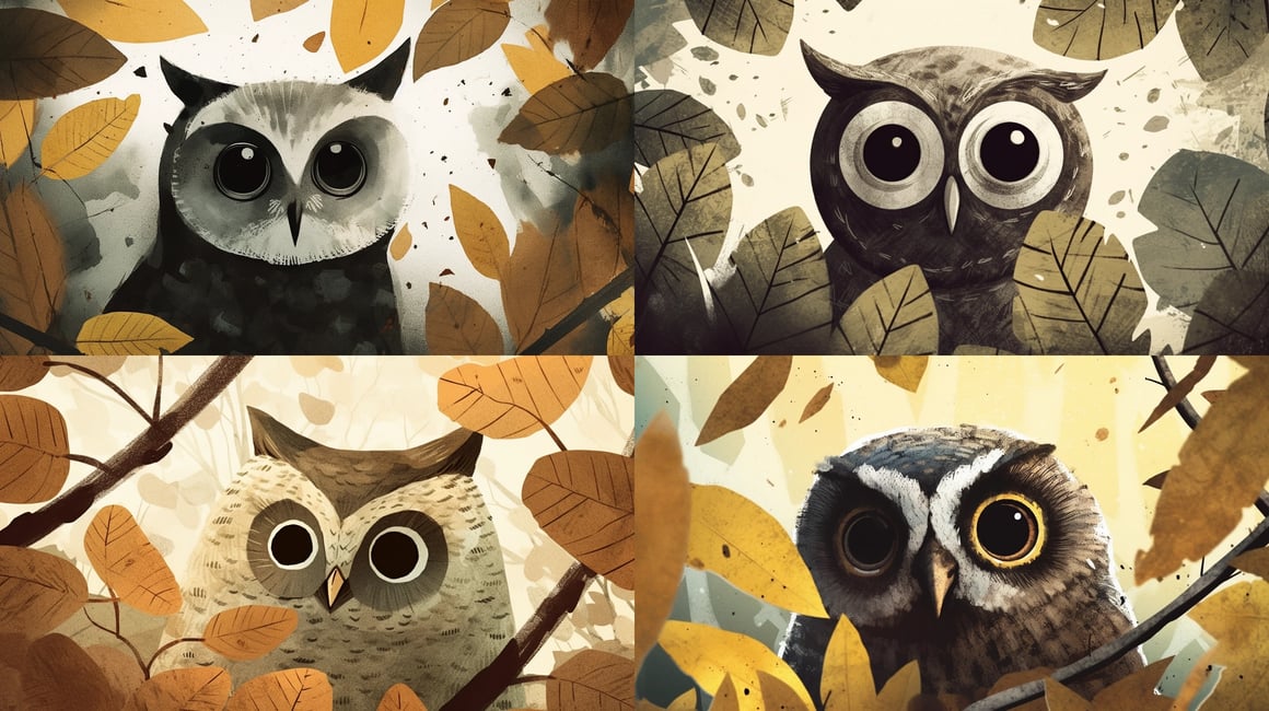 Midnight Bliss of the Serene Owl