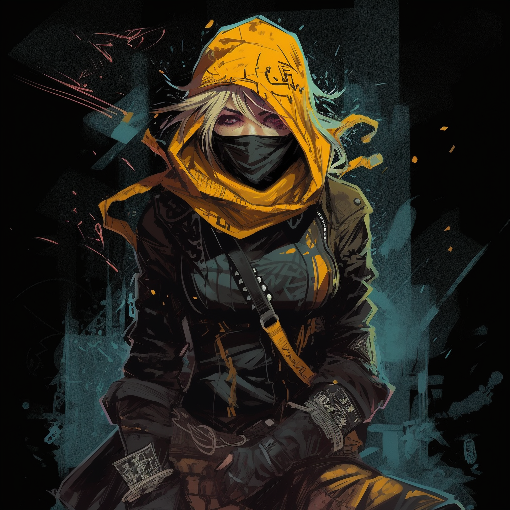 Neon Shadows: A Cyberpunk Bandit's Saga