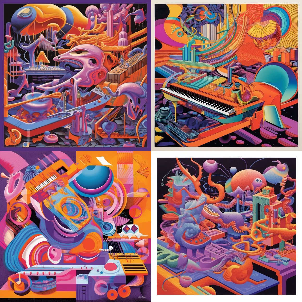 Neon Harmony: A Kubo Jazz Symphony