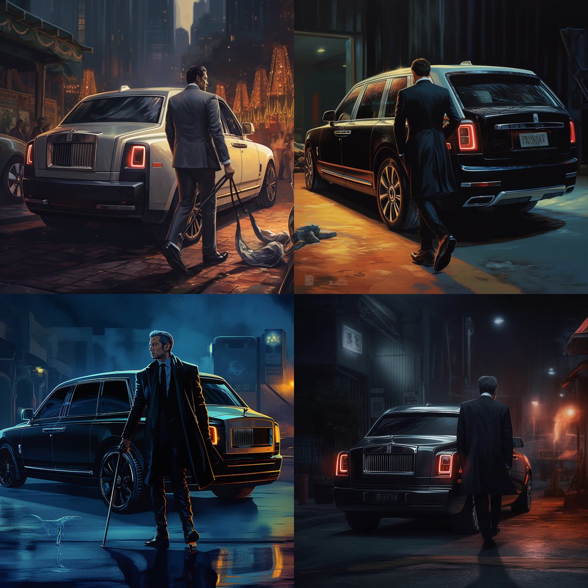Midnight Elegance: A Journey's Interlude - S 250