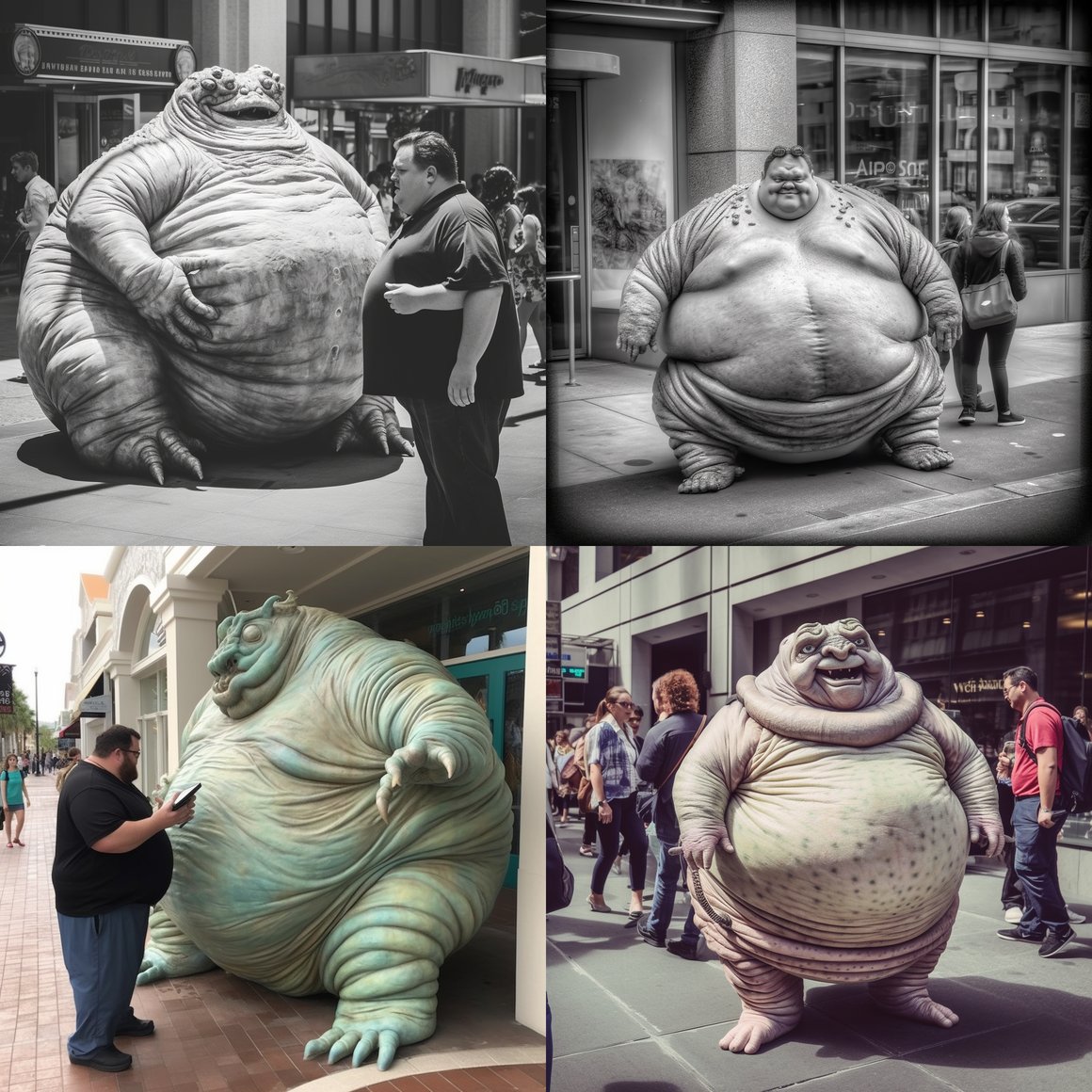 Chubby Alien Encounter: A Comical Interstellar Intermission