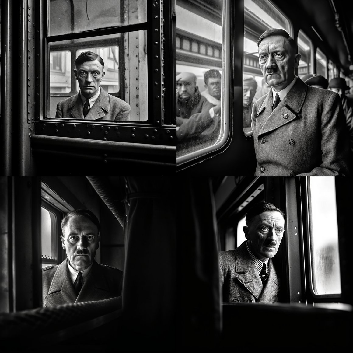 A Train Journey into the Abyss, Captured in Monochrome