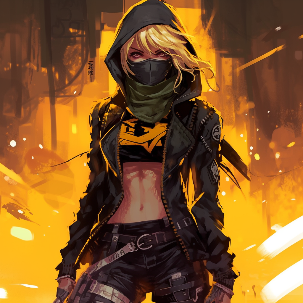 Neon Shadows: A Cyberpunk Bandit's Saga