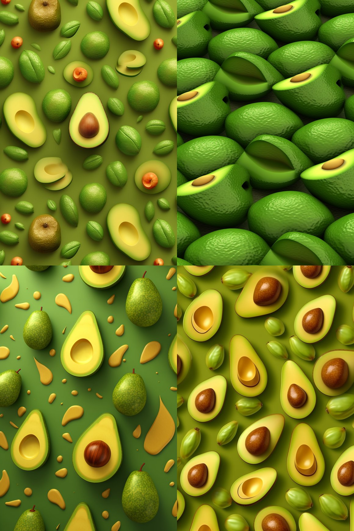 Mid-Trip Avocado Art Delights - AR 2:3 Experience