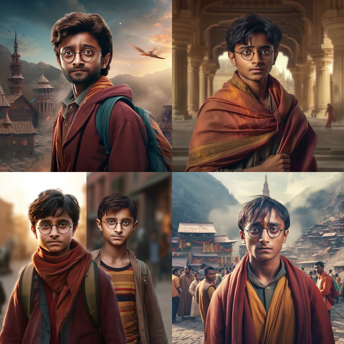 Harry Potter in India: A 4K UHD Artwork Challenge