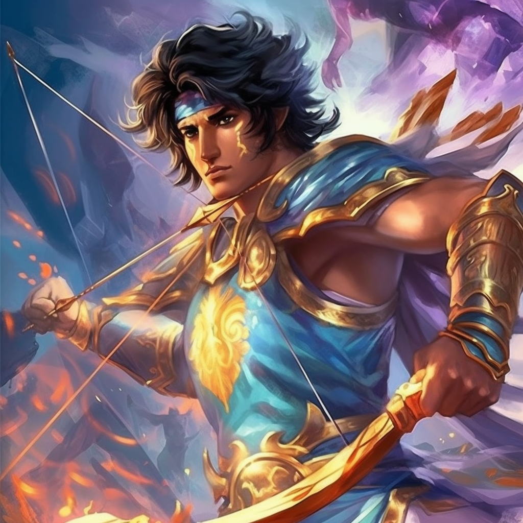 Arjuna's Unyielding Valor: A Hero's Mid-Battle Crusade