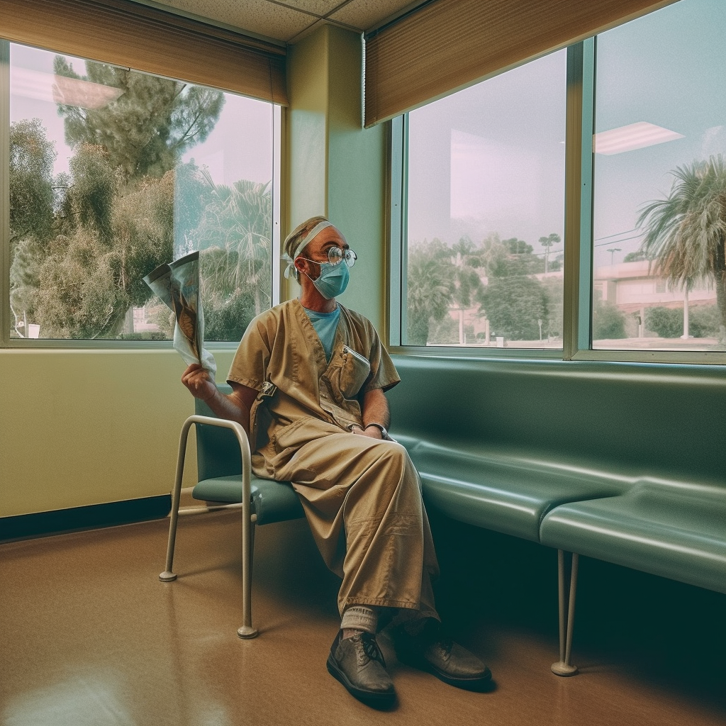 Healthcare Hues: A Mid-Journey Snapshot in Plein Air