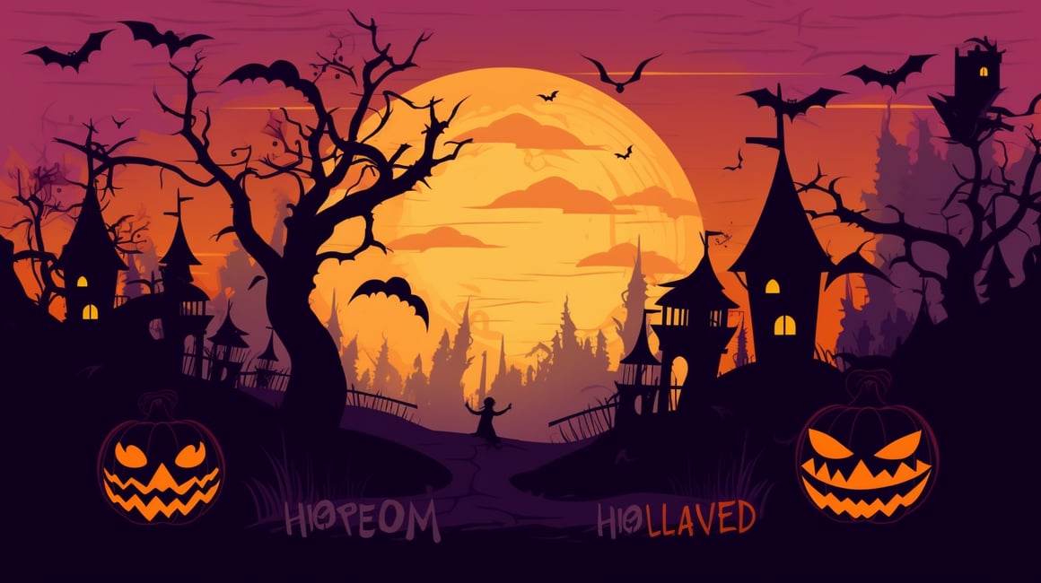 Halloween Celebration Banner