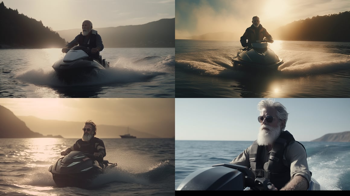 Midday Shock on Jet-ski: A P.T. Anderson Production