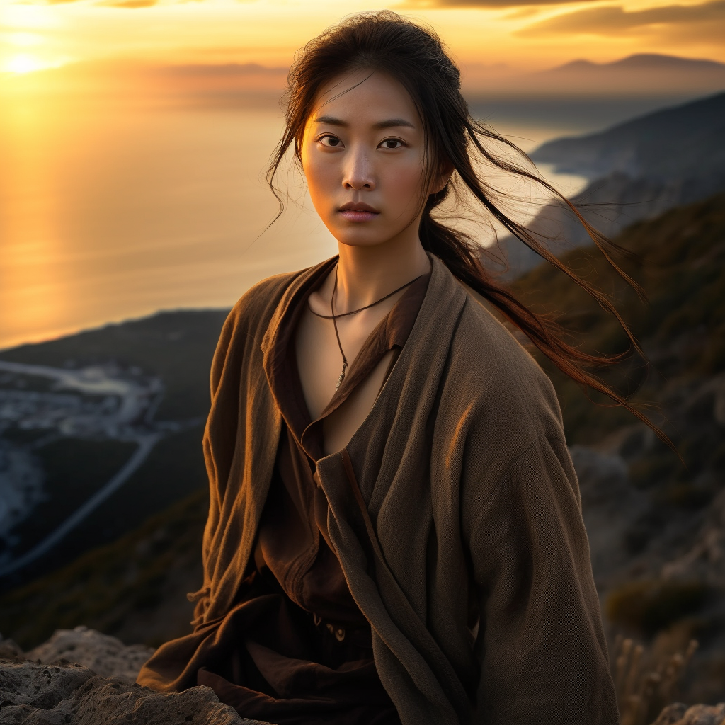 A Suspended Snapshot Between Japan and Greece