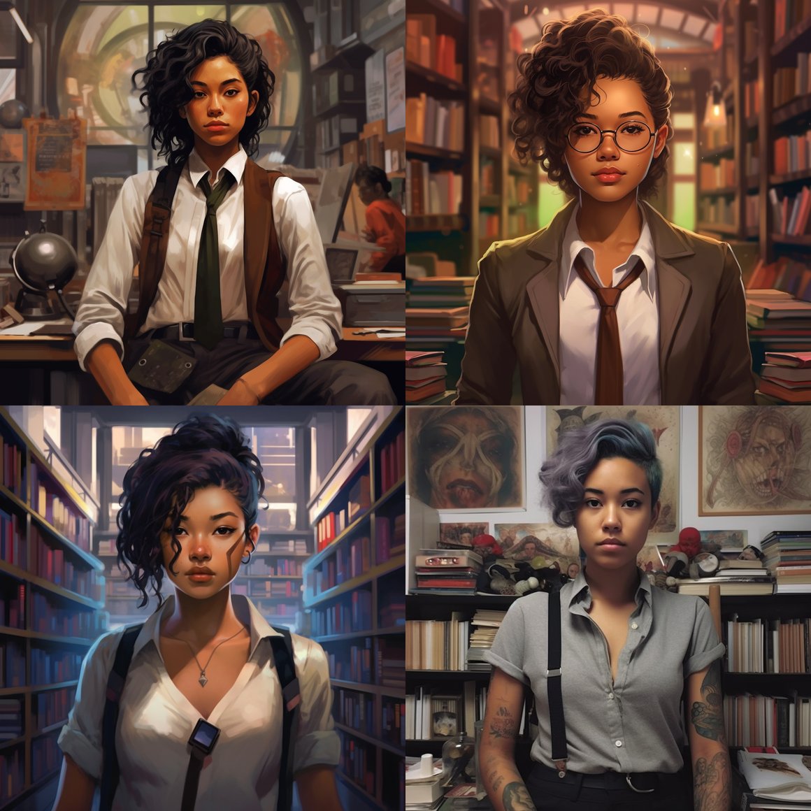 Chronicles of the Androgynous Librarian in 2072