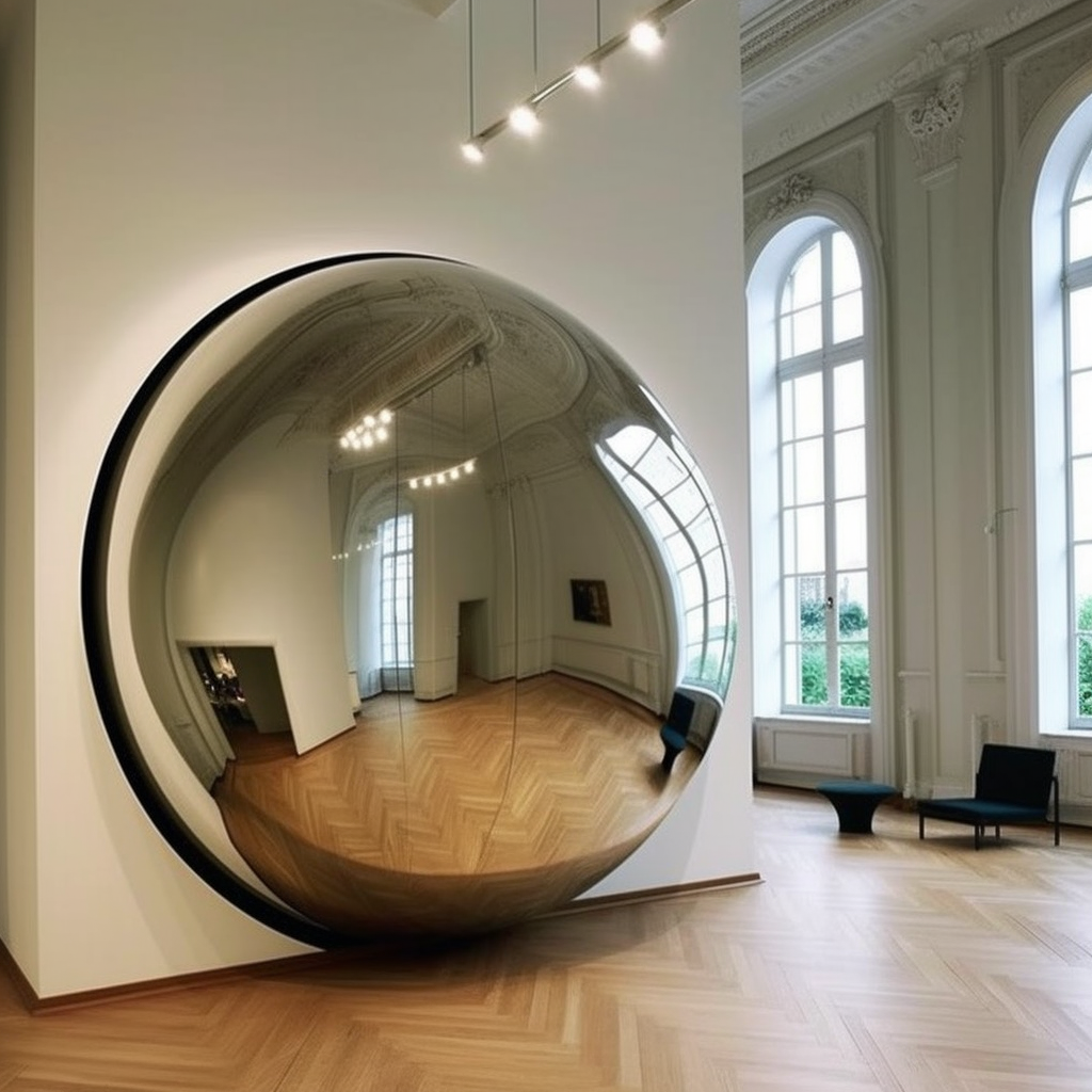 Reflections: Sphere in a Mirrored Maze Prompt | NeoPrompt