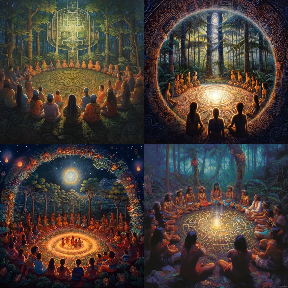 A Mid-Journey into Shipibo Art and Ayahuasca Rituals