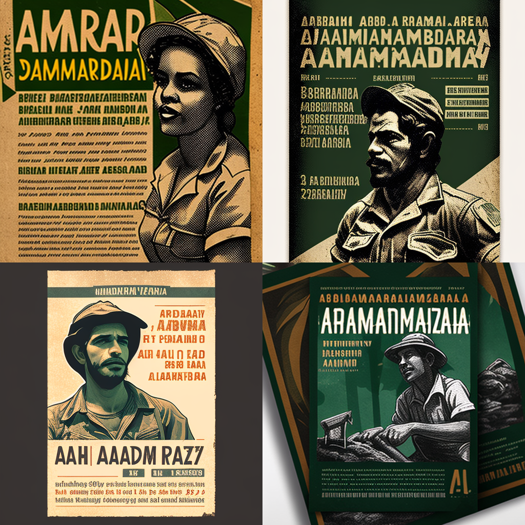Harman da Amazônia Worker's Day Commemorative Flyer in Brazilian Portuguese