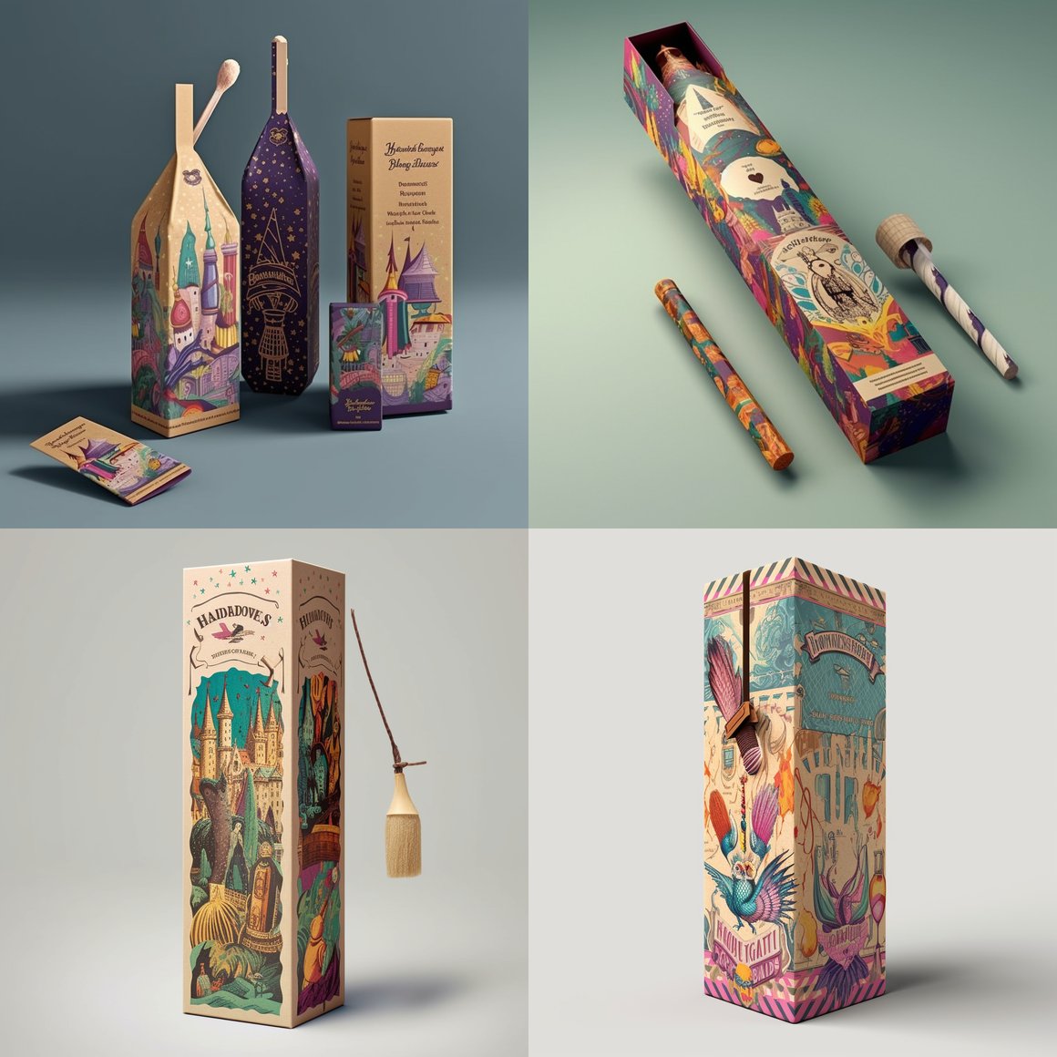 Designing the Magical Packaging of a Harry Potter Broomstick