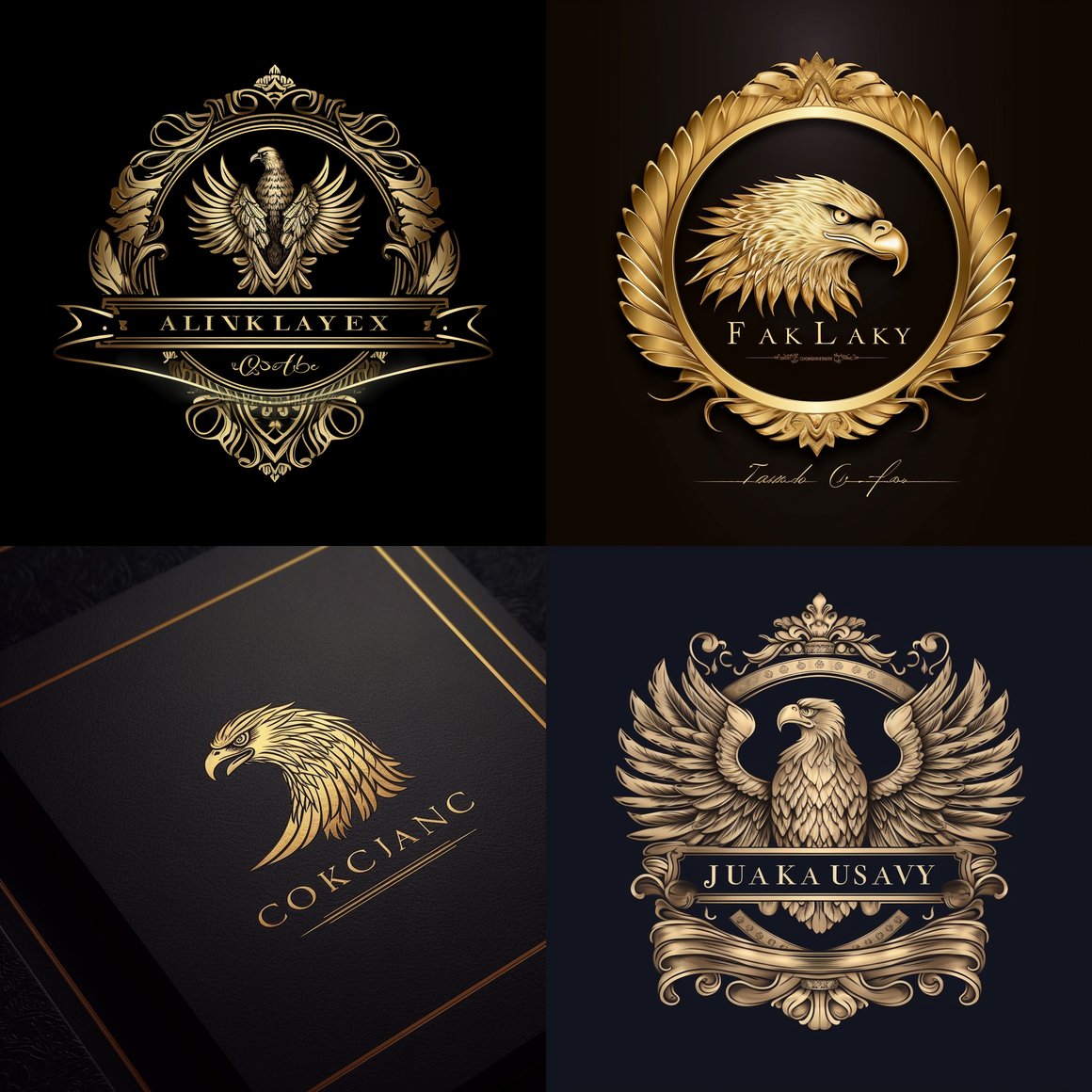 Halfway to Premium Fashion: Luxury Look USA Logo Design