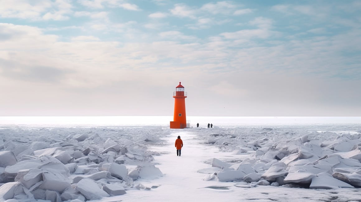 Chilled Voyage: An Icy Lighthouse Odyssey