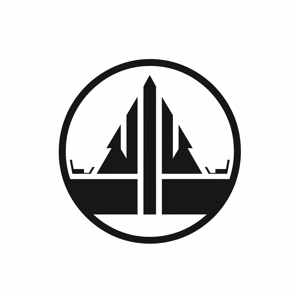 Revision 5.1 of Black and White Minimalist Brutalist Sustainability Logo