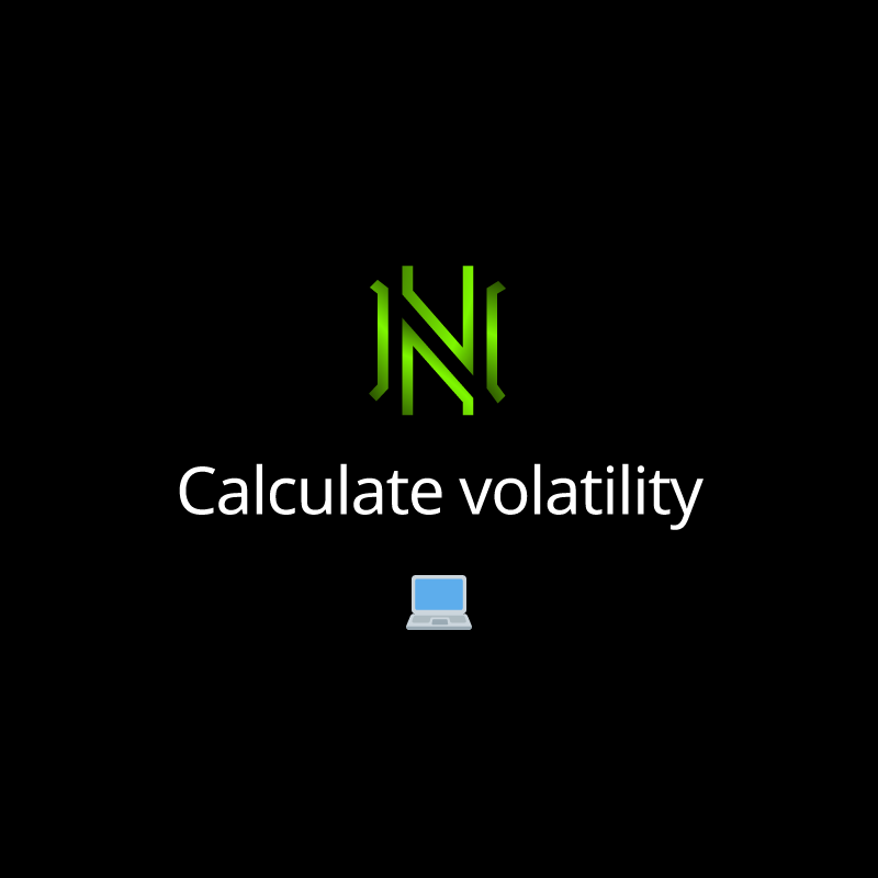 Calculate volatility