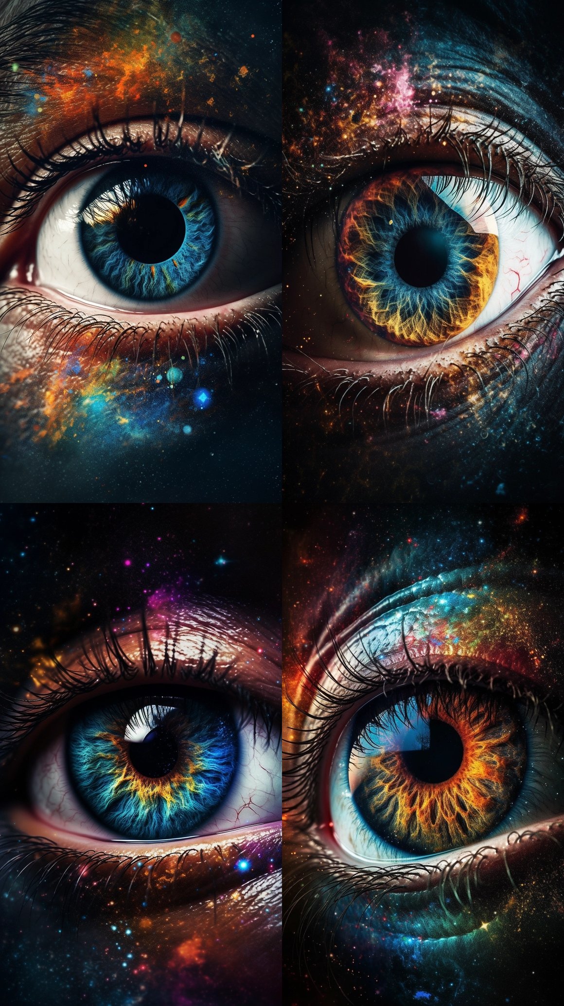 A Surrealistic Journey through the Eye Poster