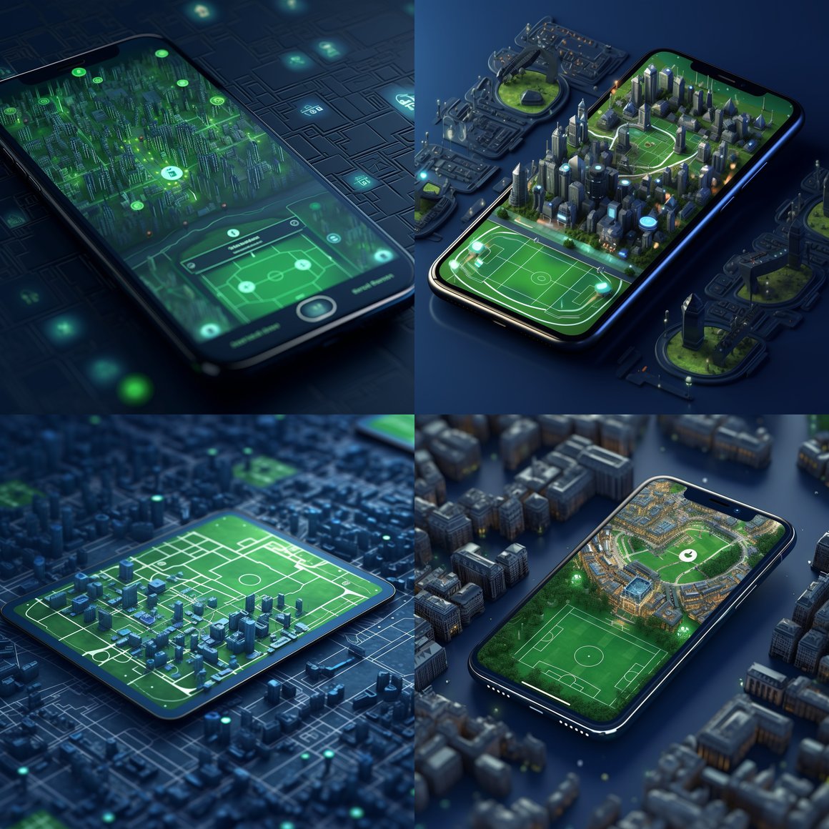 Navigating Football Fun on a 3D City Map App
