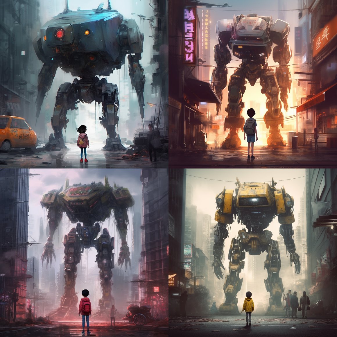 Neo-City Chronicles: Child Prodigy in the Mech Shadows