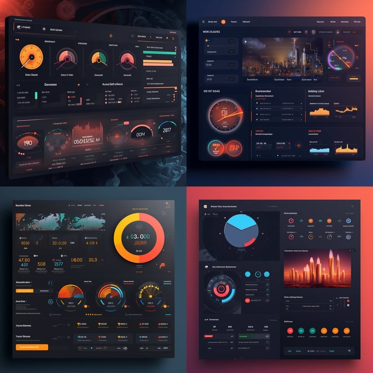 Mid-Journey Gas Turbine Outage Monitoring UI Design in Figma - Light ...