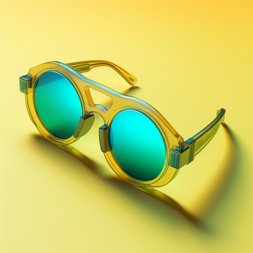 Retro-futuristic Sunscape Journey