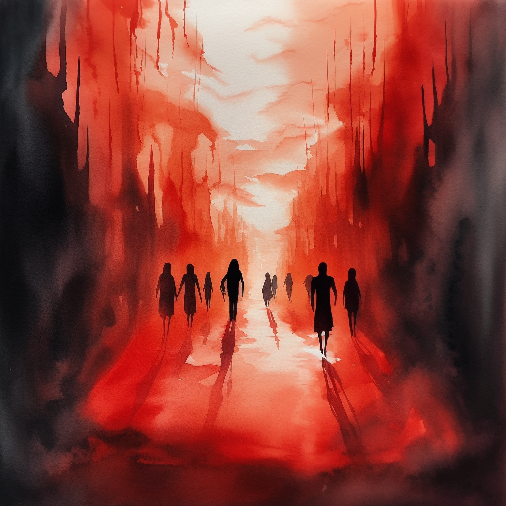 A Surreal Journey through Shadow and Emotion