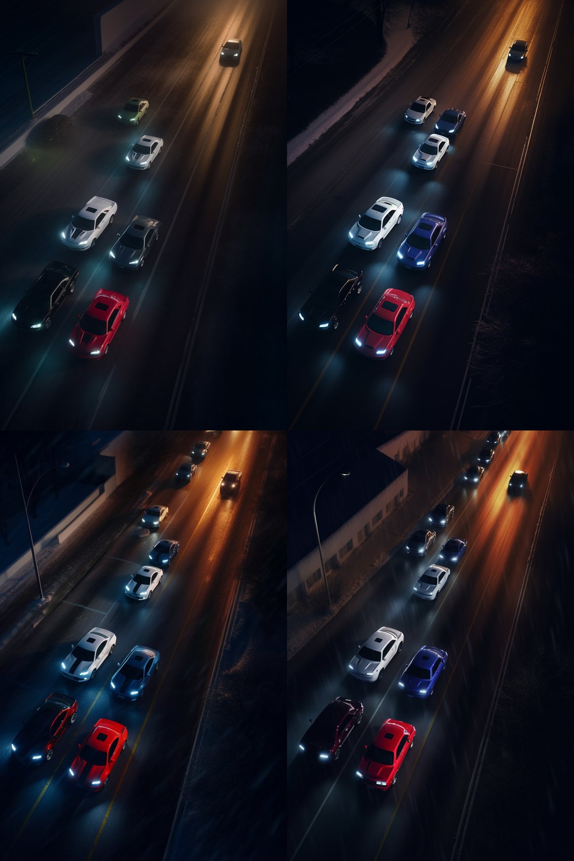 Chilled Pursuit: The Frosty Highway Confrontation