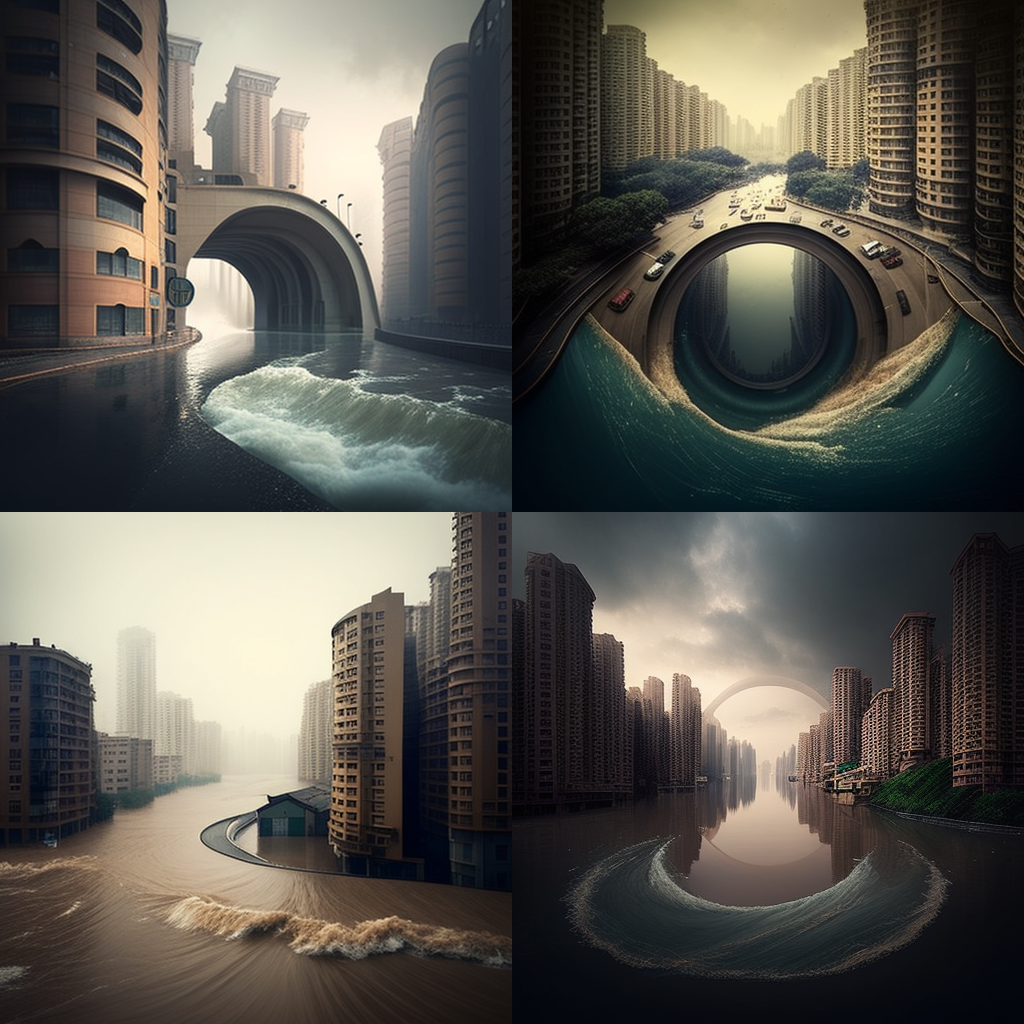Chongqing Flood Redemption: A Mid-journey Chronicle