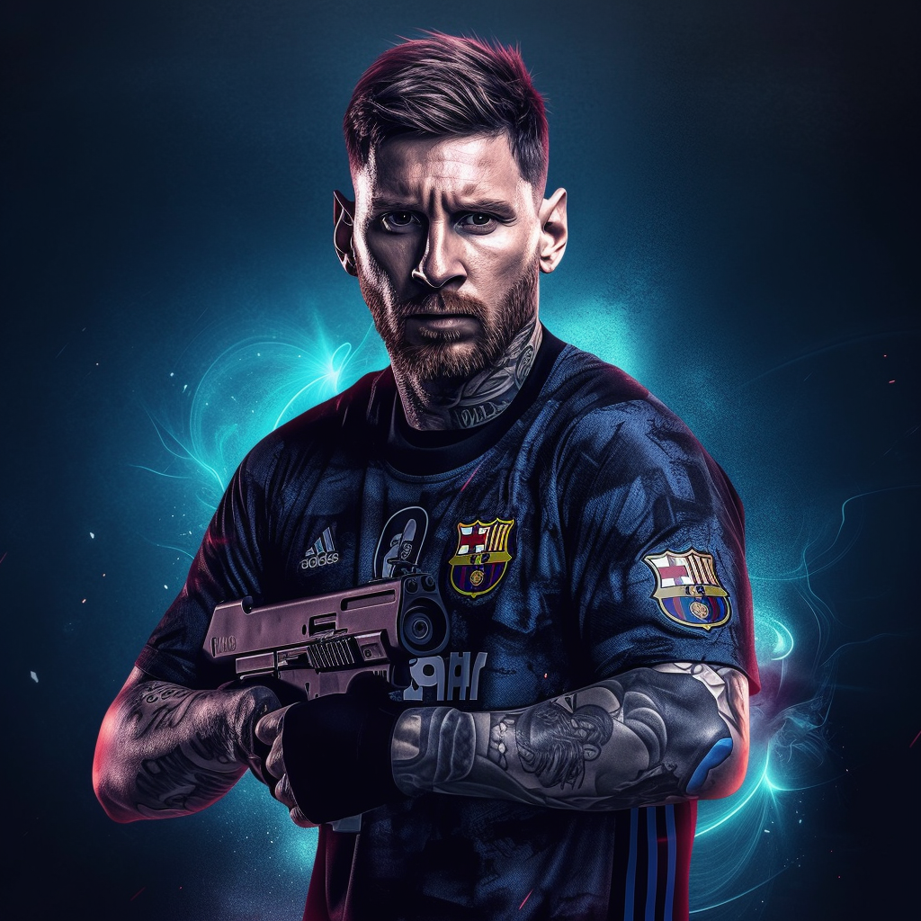 Designing a Counter Strike Logo Featuring Lionel Messi