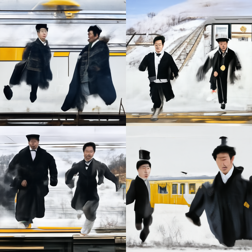 Chronicles of Two Korean Men on a Golden Train - Version 1