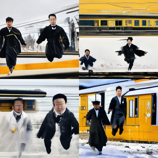 Chronicles of Two Korean Men on a Golden Train - Version 1