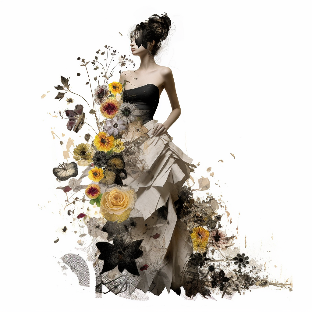 Creative Process of Fashion Design: Mixed Media Exploration