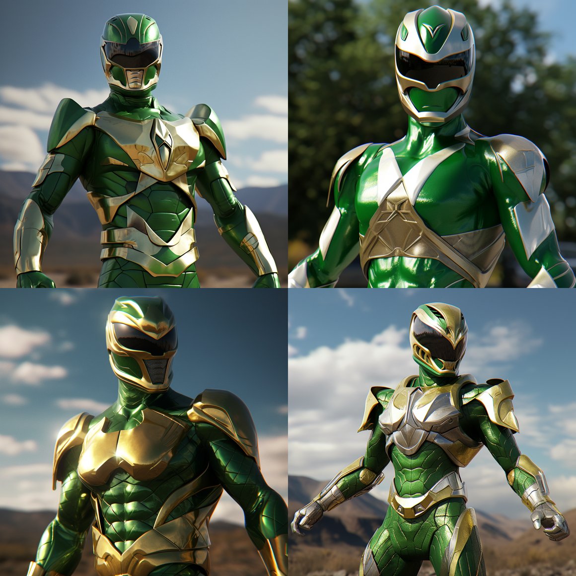 Mid-Adventure Green Power Ranger Unreal Engine Cinematic Showcase in ...