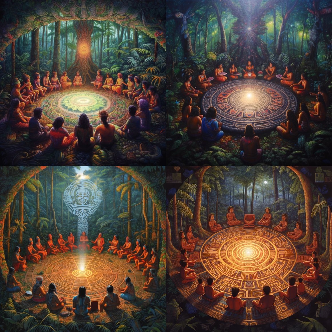 A Mid-Journey into Shipibo Art and Ayahuasca Rituals