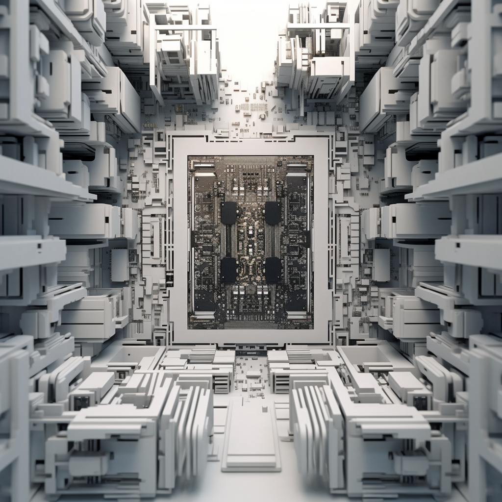 Circuit Display Screen in 4K/8K Resolution