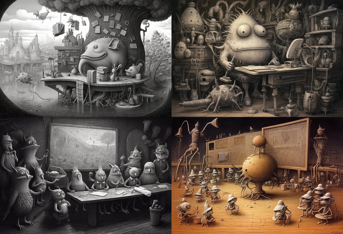 Artistic Evolution: From Basics to Surrealism