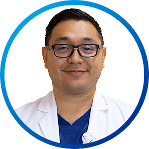 Dr. Alfonso Israel Pérez y Castañeda, Médico Radiólogo