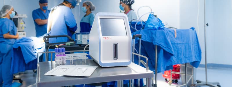 Tromboelastograma: Prueba de Coagulación Avanzada en Hospital CMQ