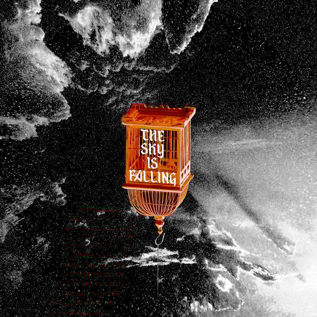 Cover design for Chase Moore's album 'THE SKY IS FALLING'.