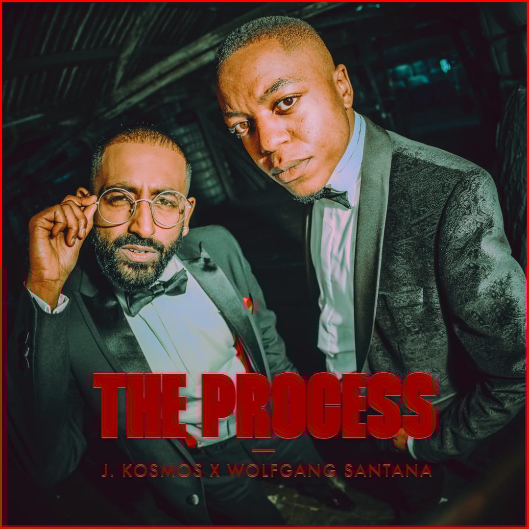 Cover for J. Kosmos and Wolfgang Santana's new single 'The Process'.