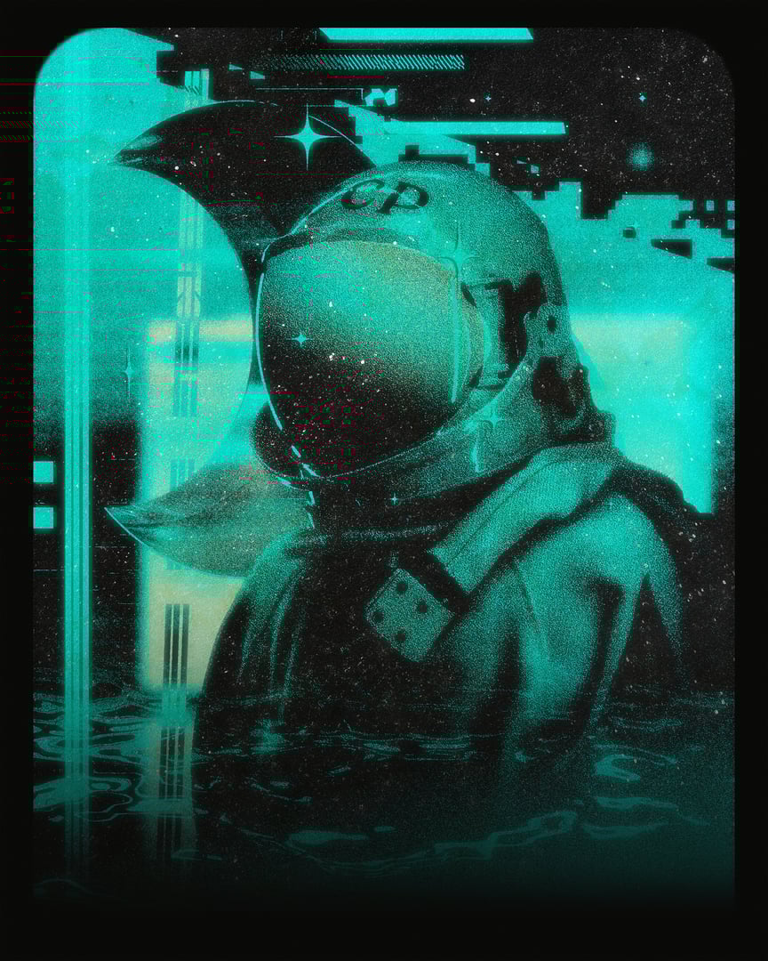 Space Themed Poster