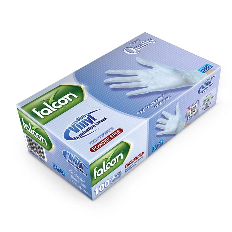 Dlux Vinyl Disposable Gloves Powder Free Medical Grade Size X Large (100 - View #14