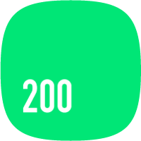 200Apps logo